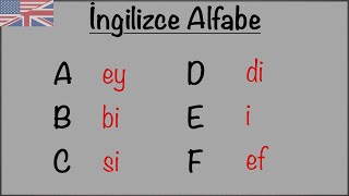 İngilizce Alfabe  Pratik [upl. by Ewens]