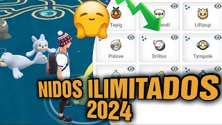 🚀Nidos pokemon go 2024 LISTA GLOBAL COMPLETA DE NIDOS ACTUALIZADOS infinitos🚀 [upl. by Ettennej]