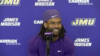 JMU Football  Weekly Press Conference with George Pettaway and Chris Shearin  Oct 28 2024 [upl. by Ettenav347]