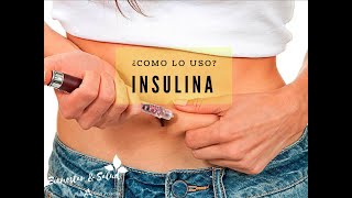 TUTORIAL1 CÓMO uso la INSULINA lapicero glargina [upl. by Yllil]