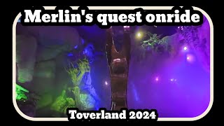 Merlins quest volledige onride Toverland 2024 [upl. by Stoops]