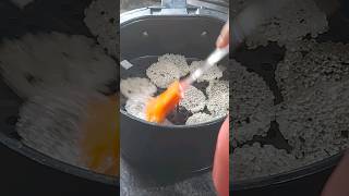 air fryer sabudana papad  Sago papad  less oil shorts shortvideo [upl. by Elac]