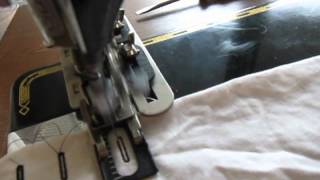 Singer Buttonholer Attachment Demo [upl. by Vachill]