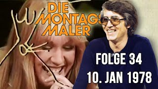 Die Montagsmaler  Mit Frank Elstner  Folge 34 vom 10 Januar 1978 [upl. by William]