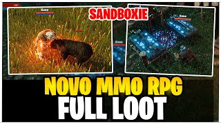 PRIMEIRA GAMEPLAY JOGANDO FRACTURED ONLINE NOVO MMO RPG SANDBOXIE  Fractured Online [upl. by Pattin]