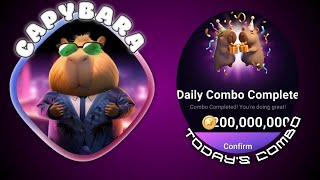 Capybara Nation Daily Combo 16amp 17 November Capybara Nation Airdrop Daily Combo Today 16amp 17 [upl. by Haral850]