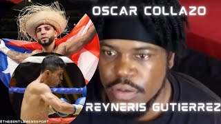 Oscar Collazo vs R Gutierrez LIVE Full Fight Blow by Blow Commentary [upl. by Ramsa]