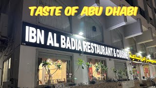 Taste of Abu Dhabi IBN Al Badia Restaurant amp Cuisine [upl. by Asiulairam]