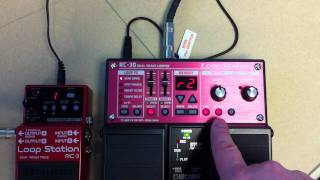 Boss RC3 and RC30 Changing Rhythm Guide [upl. by Nath614]