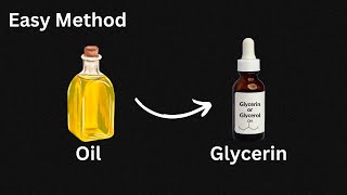 From Oil to Glycerin Synthesis  The Fascinating Synthesis Process Explained [upl. by Merrie38]