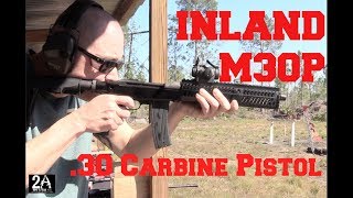 Inland M30P Pistol based off the M1 Carbine platform [upl. by Odnam]