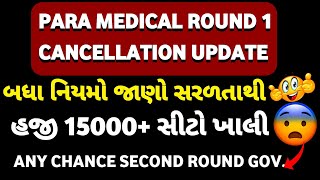 Vacant Seat Nursing Second Round  Nursing Admission Cancel  medadmgujrat [upl. by Bolan]