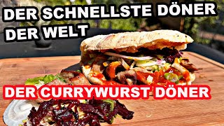 Currywurst Döner der schnellste Döner der Welt  The BBQ BEAR [upl. by Nevin190]