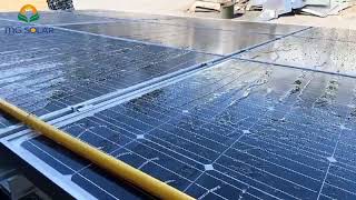 MG Solar Waterproof carport structure test [upl. by Renado886]