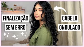 FINALIZAÇÃO SEM ERRO pra CABELO ONDULADO ✨  Ana Moraes [upl. by Youngman]