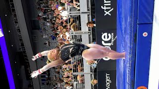 Joscelyn Roberson Slow Motion Uneven Bars Full Screen 2024 Xfinity Championships Session 2 Day 1 [upl. by Schmeltzer]