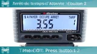 iElectron MT10 Taxi Meter Instructions  Taximètre iElectron MT10 Mode demploi [upl. by Nicolle]