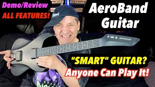 AeroBand Guitar  Demo and Full Review  A Smart USB MIDI Guitar [upl. by Ivar]