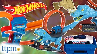 Hot Wheels City TRex Chomp Down [upl. by Nosnhoj828]