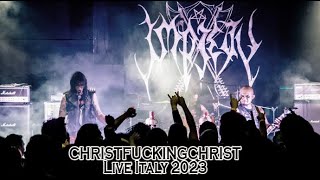 IMPIETY  ChristFuckingChrist Live Italy 2023 [upl. by Ahsyle]