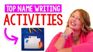 7 Easy Name Writing Activities for Preschool and PreK [upl. by Ardnuek]