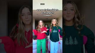 take your guesses twins sister acting comedy viralvideo dance ivegotsomethingtosayii [upl. by Yud210]