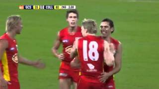 AFL 2011 Round 18 Highlights Gold Coast V Collingwood [upl. by Ellenyl]