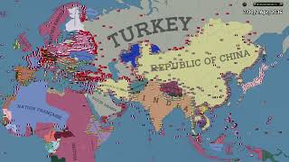 30 mins Hearts of Iron IV AIOnly Timelapse 200 Years of Global Conflict 72 Hour Simulation [upl. by Namaan]