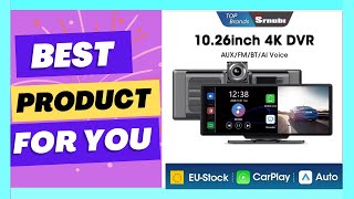 Srnubi 1026quot Dash Cam Rearview Carplay [upl. by Eiralih616]