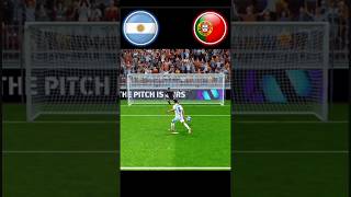 Argentina VS Portugal  FINAL  Pealanty shoot  fifa world Cup 🏆⚽realistic pes gaming [upl. by Woody]