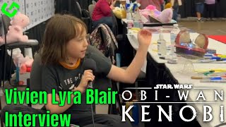 Vivien Lyra Blair Interview  Star Wars ObiWan Kenobi [upl. by Mahalia]