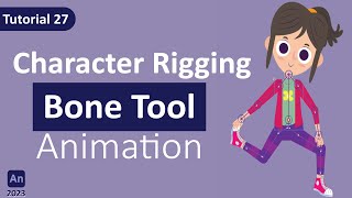 Adobe Animate CC 2023 BONE TOOL Character Rigging  Create Cartoon  Hindi  Urdu [upl. by Rodmun297]