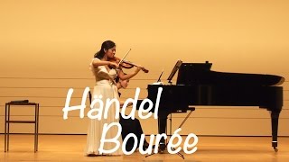 Kyoko Watanabe  Händel  Bourée  Suzuki Methode [upl. by Nylessoj955]