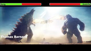 Kong vs Godzilla Egypt Fight with healthbars [upl. by Hercule601]