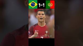 Brazil vs Portugal 2030 world cup final Neymar vs Ronaldo 🔥youtube football shorts [upl. by Bikales]