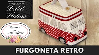 Furgoneta Furgo Van Caravana Combi Volkswagen T1 Tela neceser costurero diy patrones [upl. by Atla712]