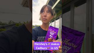 At the Pocono Mts in Hazelton PA the Hershey’s Co makes Cadbury bars since 1988🍫🇬🇧👉🏽🇺🇸 [upl. by Saeger]