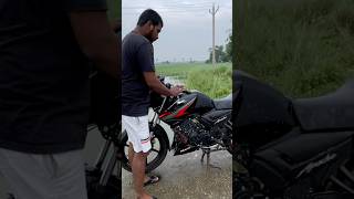 Apache 160 cc 2v BS7 Black 🔥🥰  apache lovers 🔥🔥 youtubeshorts bikelover apache shorts [upl. by Nrek]