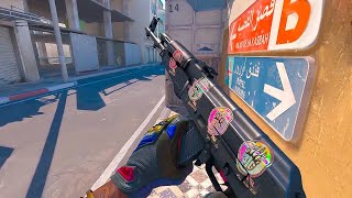 CS2 AK47  Slate w4x BIG Holo Stickers Gameplay [upl. by On612]