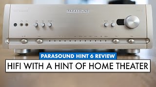 HIFI Power Amplifier for Home Theater Parasound Halo Hint 6 Review [upl. by Namurt]