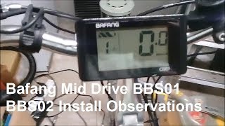 Bafang Mid Drive BBS01 BBS02 Standard and Advanced Settings C961 [upl. by Alyel]