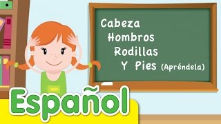 Cabeza Hombros Rodillas Y Pies Apréndela  Canciones Infantiles  Super Simple Español [upl. by Gavin]