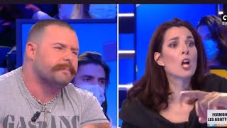 TPMP Clash Baptiste Marchaissportif et amateur de viande et Solveig Halloin l’activisteabattoirs [upl. by Harding]