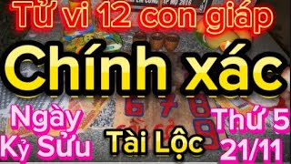 Tử vi 12 con giáp thứ 5 ngày 2111 [upl. by Adnoral]