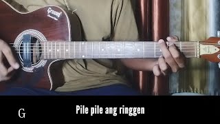 Pile Pile ang ringgen garo gospel song  Guitar lesson [upl. by Anertak]