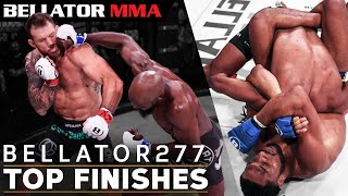 McKee subs Caldwell Corey Anderson KOs Bader and MORE  277 Fighter Highlights  Bellator MMA [upl. by Grimbly650]