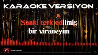 YIKILMIŞIM BEN İbrahim Tatlıses  KARAOKE [upl. by Otha286]