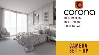 5MINUTE CORONA 3DS MAX TUTORIAL 1 BEDROOM INTERIOR [upl. by Cassilda]