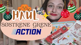 HAUL Sostrene Grene et Action Noël Halloween idées petits cadeaux et déco [upl. by Goldfarb377]