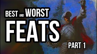 Best and Worst FEATS 5e Part 1 [upl. by Satterfield651]